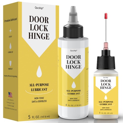 Door hinge lubricant kit - lubricant, 4